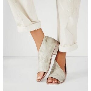 Free People Mont Blanc Asymmetrical Sandals Flat